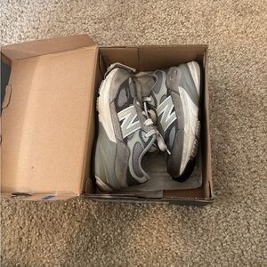 New Balance Kids' Sneakers in Gray and White